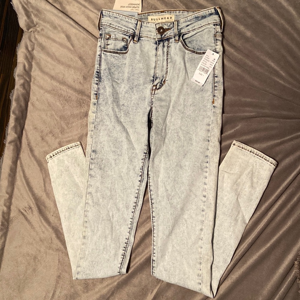 junior skinny blue jeans